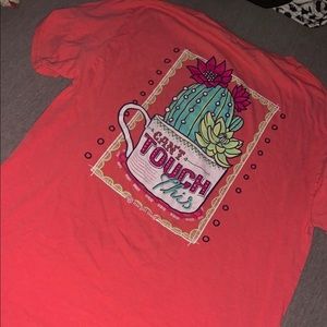 peach/hot pink It’s A Girl Thing T-Shirt